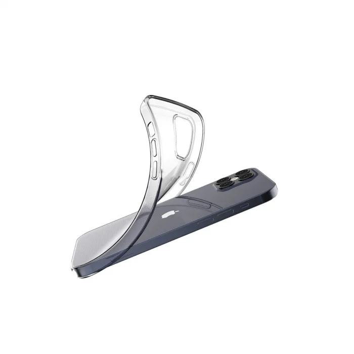 BUĞZ İphone 12 Mini Kılıf Lüx Şeffaf Silikon