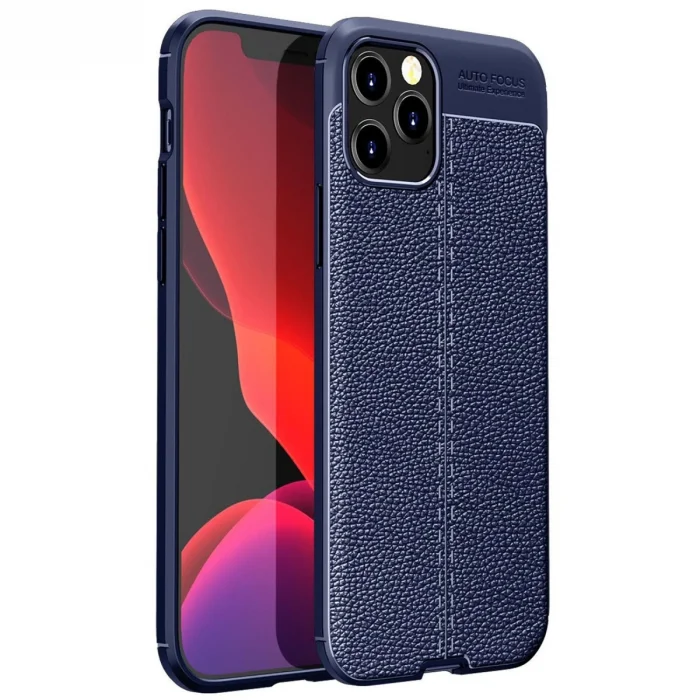 BUĞZ İphone 12 Pro Kılıf Auto Focus Kapak - Lacivert