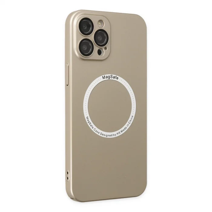 BUĞZ İphone 12 Pro Kılıf Jack Magneticsafe Lens Silikon - Gold