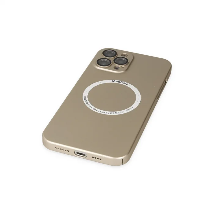 BUĞZ İphone 12 Pro Kılıf Jack Magneticsafe Lens Silikon - Gold