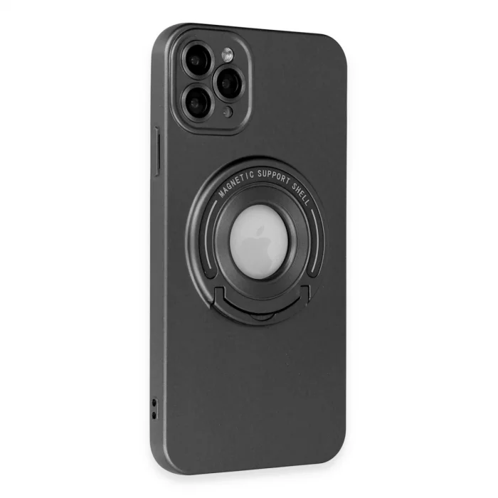 BUĞZ İphone 12 Pro Kılıf Lukka Magneticsafe Kapak - Siyah