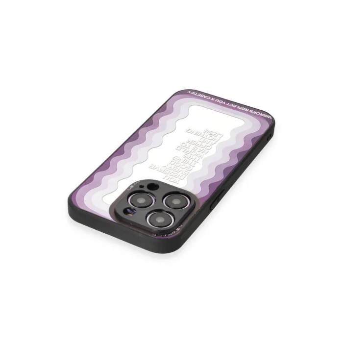 BUĞZ İphone 12 Pro Kılıf Mirror Desenli Kapak - Mirror - 5