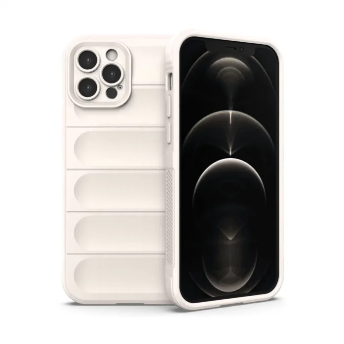 BUĞZ İphone 12 Pro Kılıf Optimum Silikon - Krem