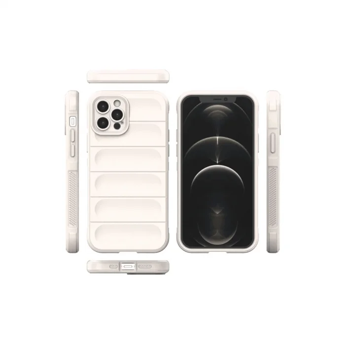 BUĞZ İphone 12 Pro Kılıf Optimum Silikon - Krem