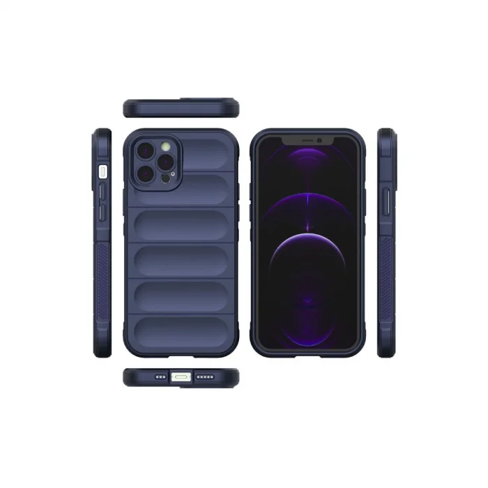 BUĞZ İphone 12 Pro Kılıf Optimum Silikon - Lacivert