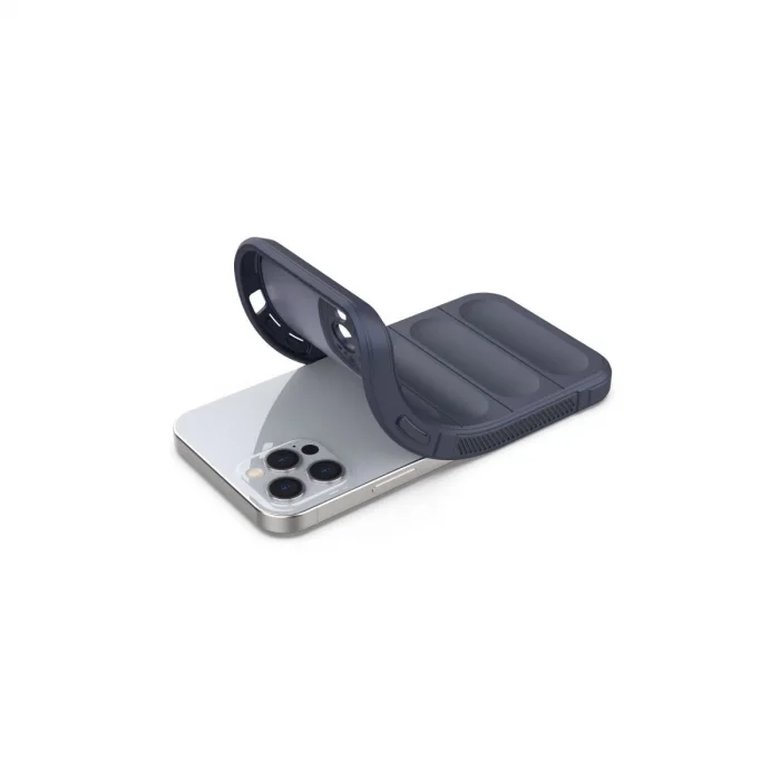 BUĞZ İphone 12 Pro Kılıf Optimum Silikon - Lacivert