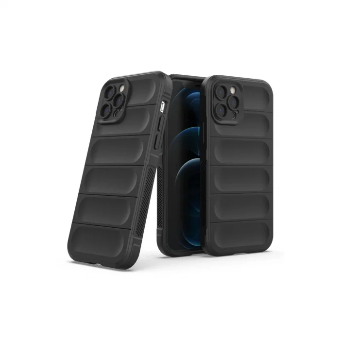 BUĞZ İphone 12 Pro Kılıf Optimum Silikon - Siyah