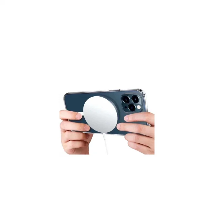 BUĞZ İphone 12 Pro Kılıf Pc Real Magsafe Kapak - Şeffaf