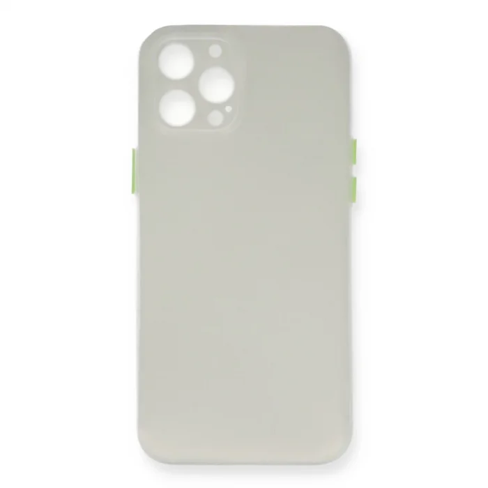 BUĞZ İphone 12 Pro Kılıf Pp Ultra İnce Kapak - Beyaz