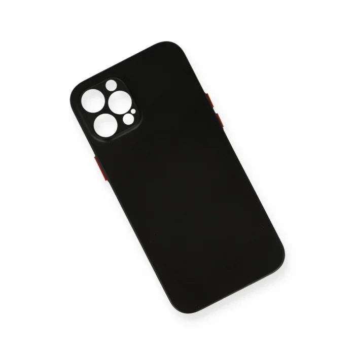 BUĞZ İphone 12 Pro Kılıf Pp Ultra İnce Kapak - Siyah