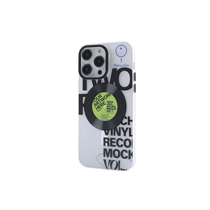 BUĞZ İphone 12 Pro Max Kılıf Apollo Magneticsafe Desenli Kapak - Apollo Şeffaf - 5
