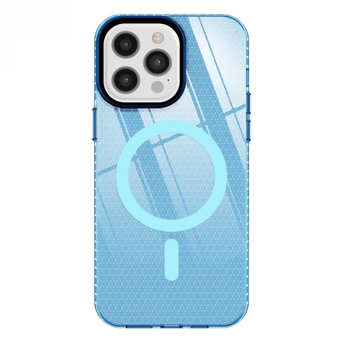 BUĞZ İphone 12 Pro Max Kılıf Beta Magneticsafe Silikon - Mavi