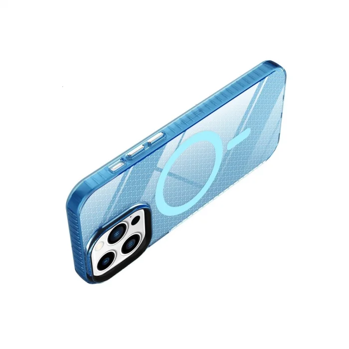 BUĞZ İphone 12 Pro Max Kılıf Beta Magneticsafe Silikon - Mavi