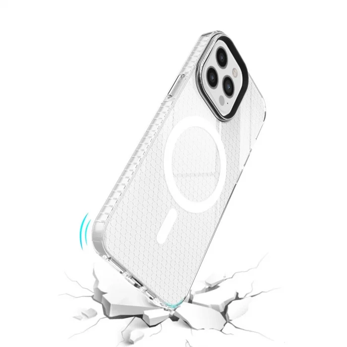 BUĞZ İphone 12 Pro Max Kılıf Beta Magneticsafe Silikon - Şeffaf