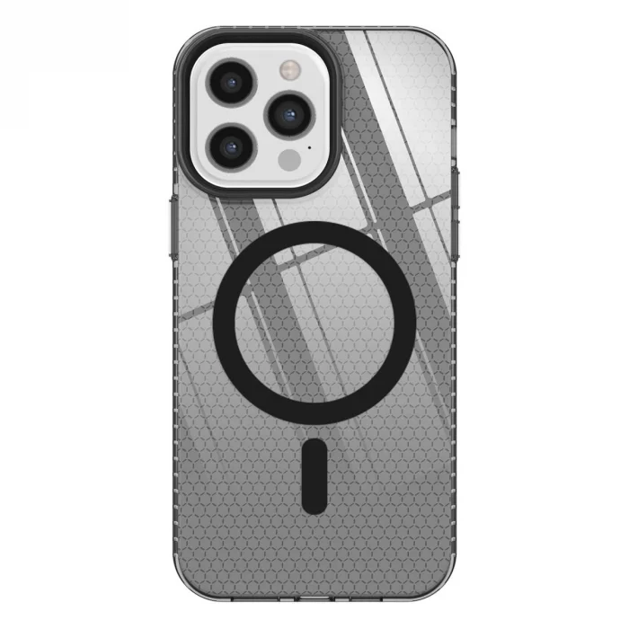 BUĞZ İphone 12 Pro Max Kılıf Beta Magneticsafe Silikon - Siyah