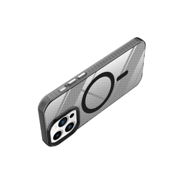 BUĞZ İphone 12 Pro Max Kılıf Beta Magneticsafe Silikon - Siyah
