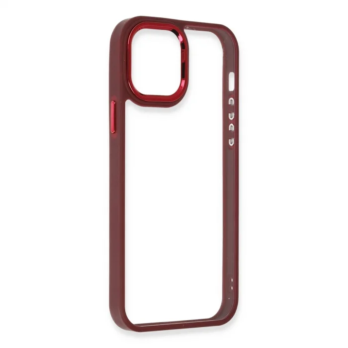 BUĞZ İphone 12 Pro Max Kılıf Dora Kapak - Kırmızı