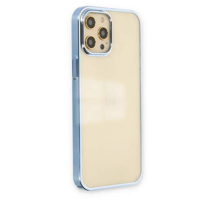 BUĞZ İphone 12 Pro Max Kılıf Element Silikon - Mavi