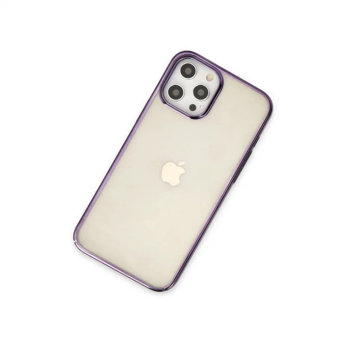BUĞZ İphone 12 Pro Max Kılıf Element Silikon - Mor