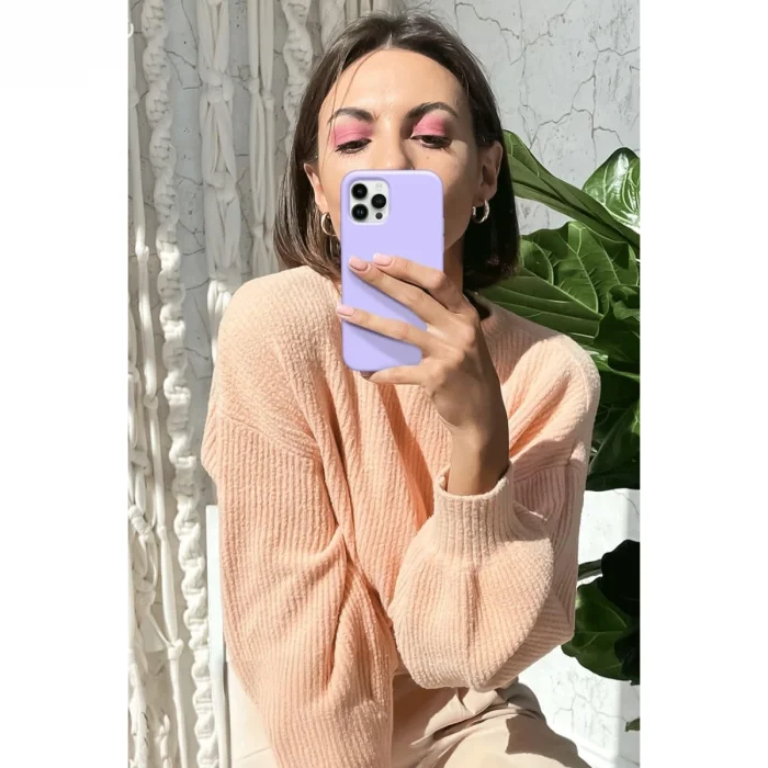 BUĞZ İphone 12 Pro Max Kılıf First Silikon - Sarı