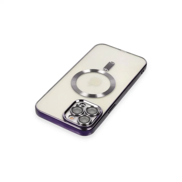 BUĞZ İphone 12 Pro Max Kılıf Kross Magneticsafe Kapak - Mor