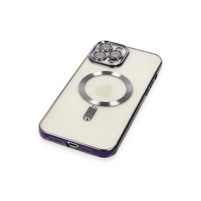 BUĞZ İphone 12 Pro Max Kılıf Kross Magneticsafe Kapak - Mor