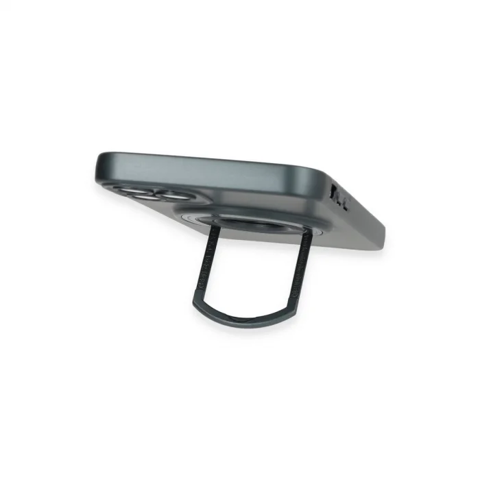 BUĞZ İphone 12 Pro Max Kılıf Lukka Magneticsafe Kapak - Koyu Yeşil