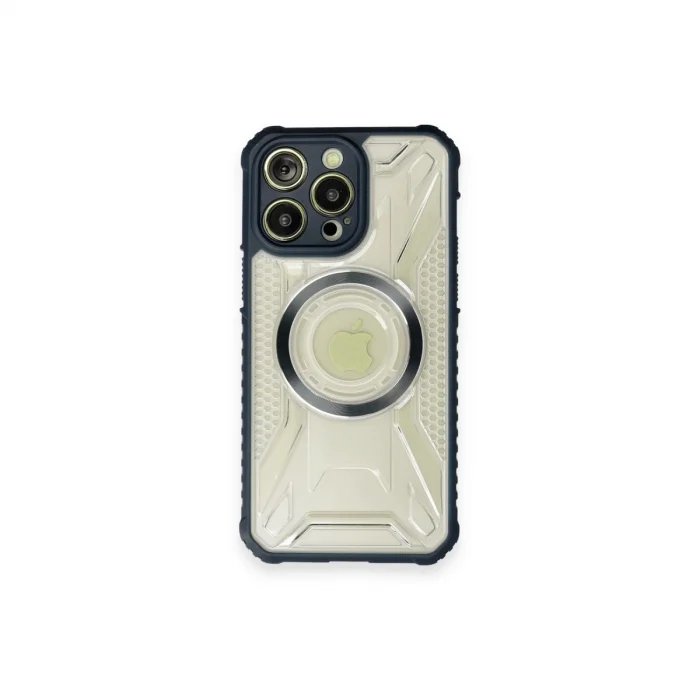 BUĞZ İphone 12 Pro Max Kılıf Prag Magneticsafe Kapak - Lacivert