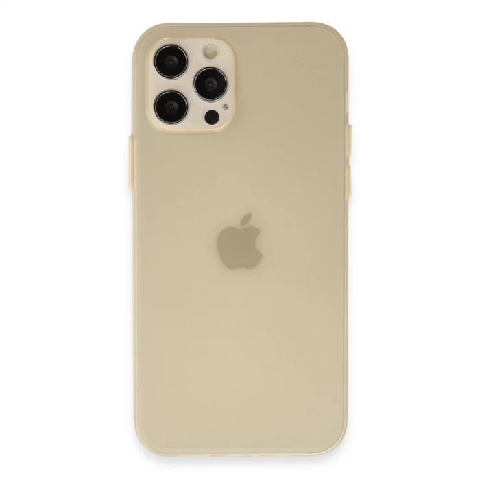 BUĞZ İphone 12 Pro Max Kılıf Puma Silikon - Gold