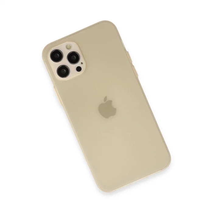 BUĞZ İphone 12 Pro Max Kılıf Puma Silikon - Gold