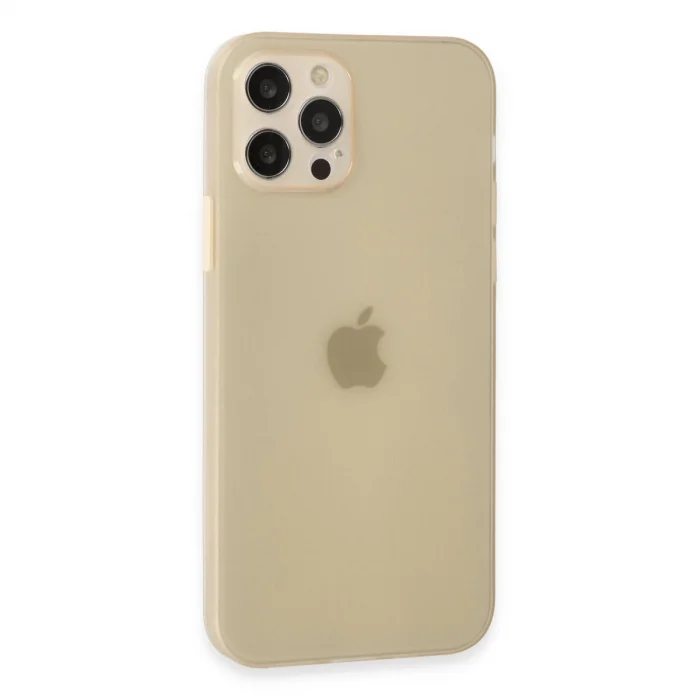 BUĞZ İphone 12 Pro Max Kılıf Puma Silikon - Gold
