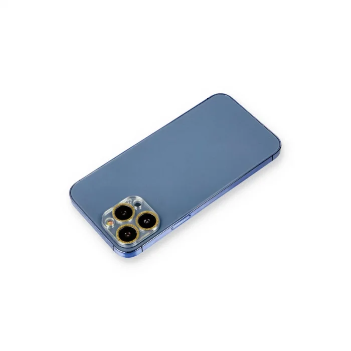 BUĞZ İphone 12 Pro Shine Kamera Lens Koruma Cam - Gold