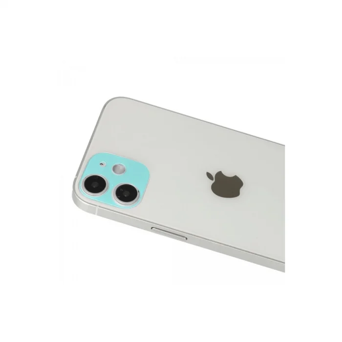 BUĞZ İphone 12 Rainbow Kamera Lens Koruma Cam - Yeşil
