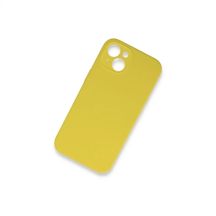 BUĞZ İphone 13 Mini Kılıf Lansman Legant Silikon - Sarı