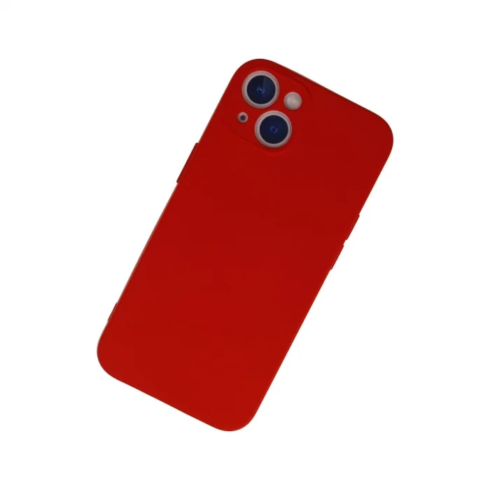 BUĞZ İphone 13 Mini Kılıf Nano İçi Kadife Silikon - Kırmızı