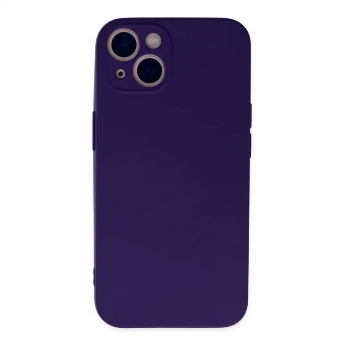 BUĞZ İphone 13 Mini Kılıf Nano İçi Kadife Silikon - Mor