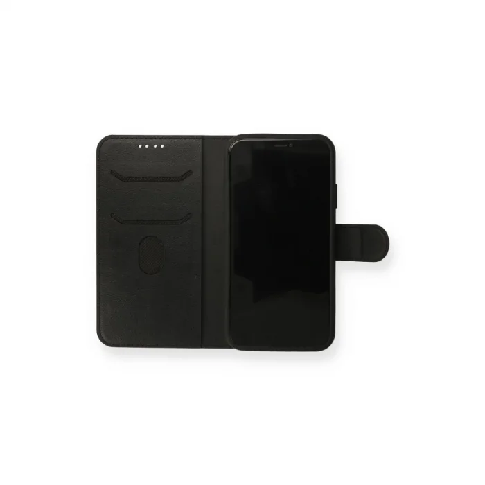 BUĞZ İphone 13 Mini Kılıf Trend S Plus Kapaklı Kılıf - Siyah