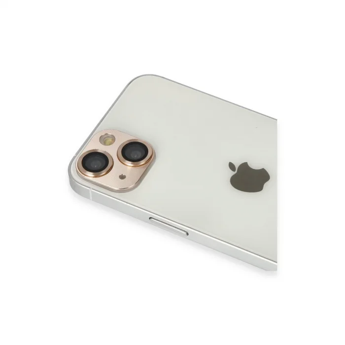BUĞZ İphone 13 Pers Alüminyum Kamera Lens - Gold
