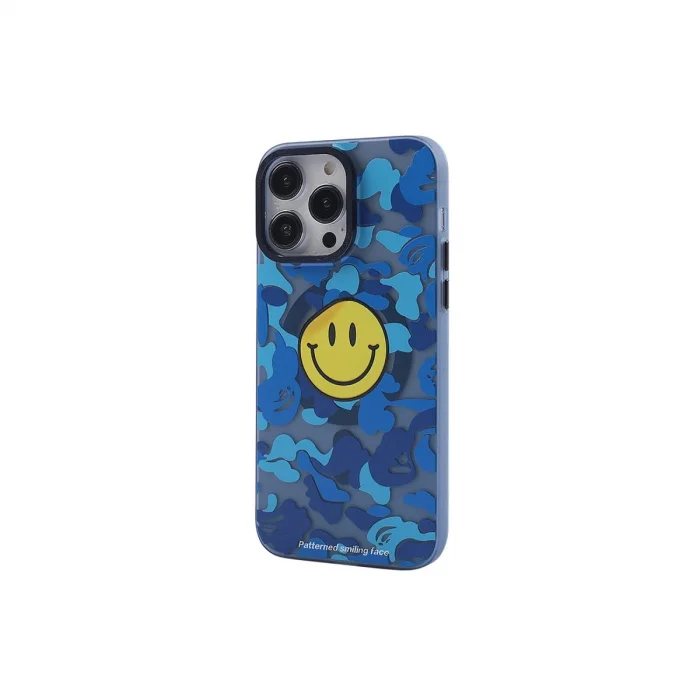 BUĞZ İphone 13 Pro Kılıf Apollo Magneticsafe Desenli Kapak - Apollo Mavi - 1