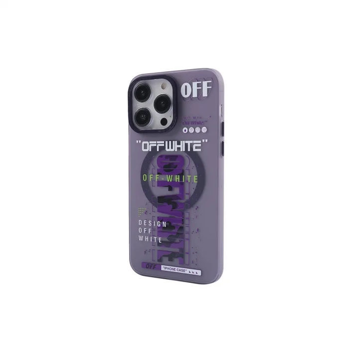 BUĞZ İphone 13 Pro Kılıf Apollo Magneticsafe Desenli Kapak - Apollo Mor - 3