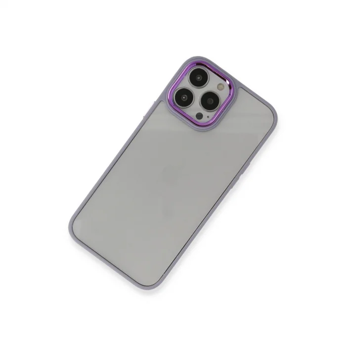 BUĞZ İphone 13 Pro Kılıf Dora Kapak - Lila