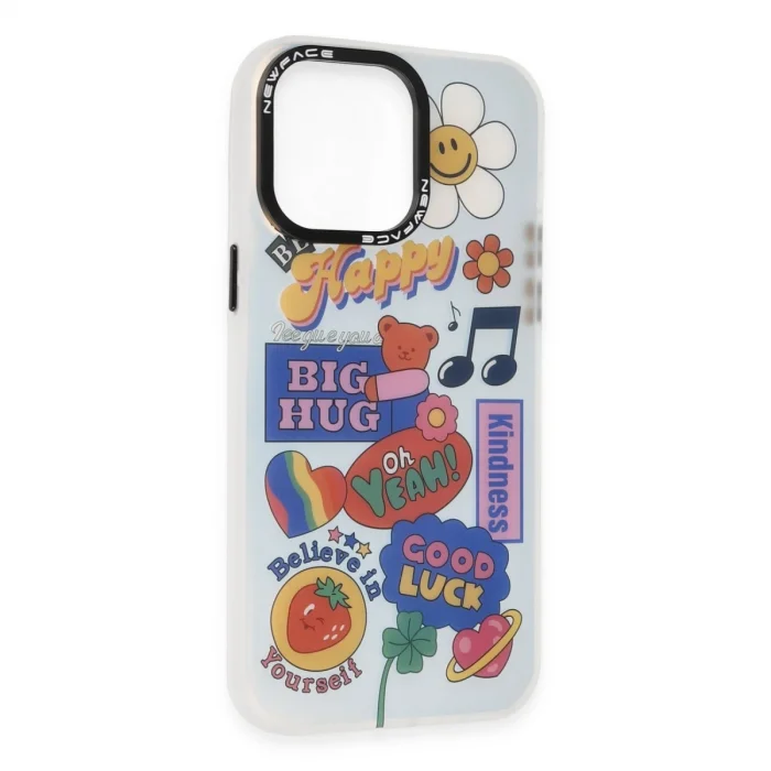 BUĞZ İphone 13 Pro Kılıf Estoril Desenli Kapak - Estoril - 15