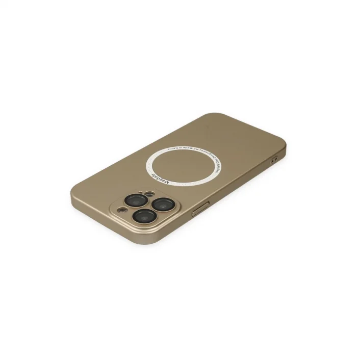 BUĞZ İphone 13 Pro Kılıf Jack Magneticsafe Lens Silikon - Gold