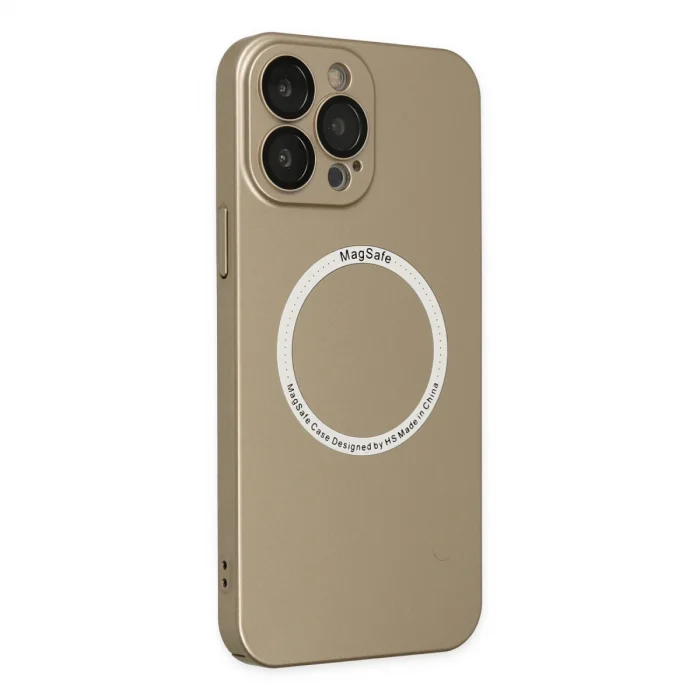 BUĞZ İphone 13 Pro Kılıf Jack Magneticsafe Lens Silikon - Gold