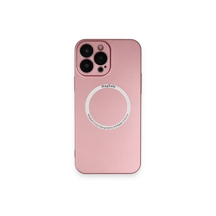 BUĞZ İphone 13 Pro Kılıf Jack Magneticsafe Lens Silikon - Rose Gold