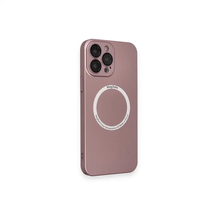 BUĞZ İphone 13 Pro Kılıf Jack Magneticsafe Lens Silikon - Rose Gold