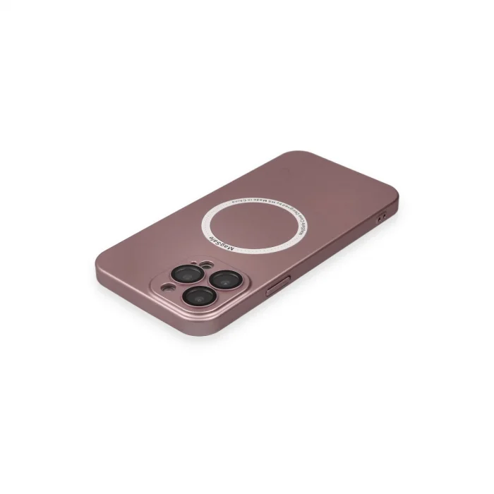 BUĞZ İphone 13 Pro Kılıf Jack Magneticsafe Lens Silikon - Rose Gold