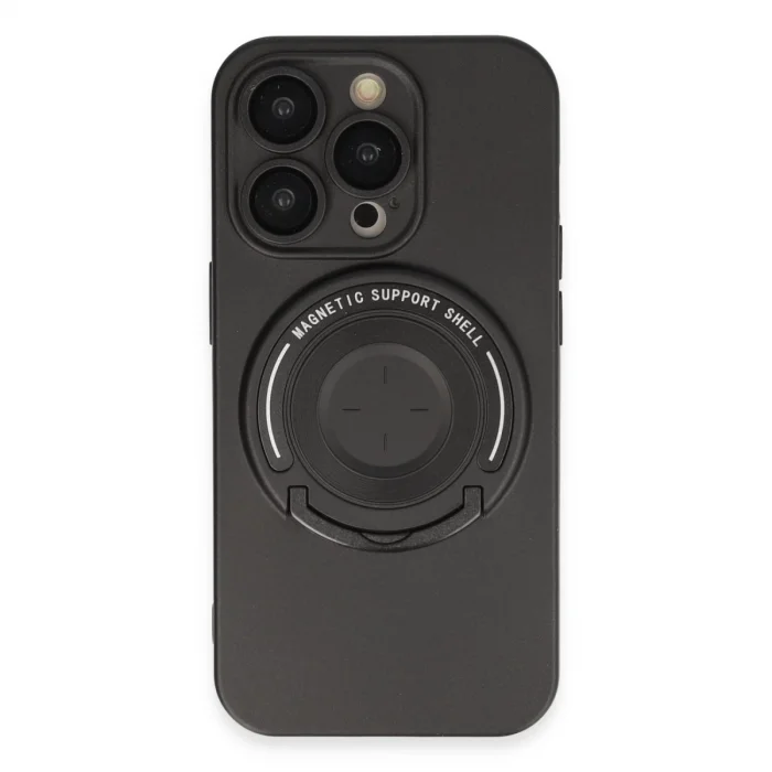 BUĞZ İphone 13 Pro Kılıf Lukka Magneticsafe Kapak - Siyah