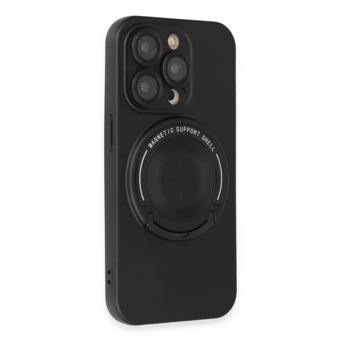 BUĞZ İphone 13 Pro Kılıf Lukka Magneticsafe Kapak - Siyah