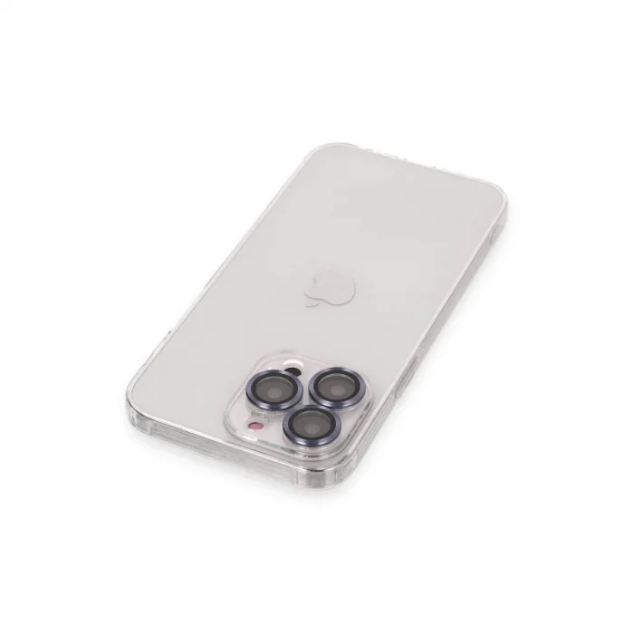 BUĞZ İphone 13 Pro Kılıf Luko Lens Silikon - Sierra Blue